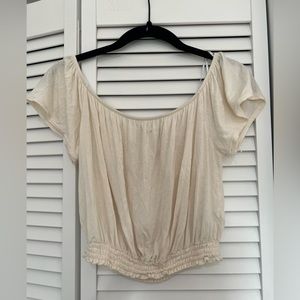 Off the Shoulder Crop Top